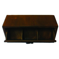 Porta Tè (legno scuro)