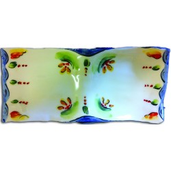 Centrotavola rettangolare con decorazioni