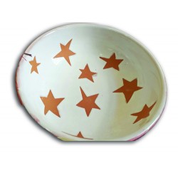 Piatto tondo con stelle