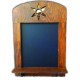 Lavagna in legno (marrone con stella)