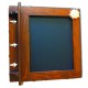 Lavagna in legno (marrone con sole)