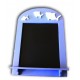 Lavagna in legno (blu con pesci)