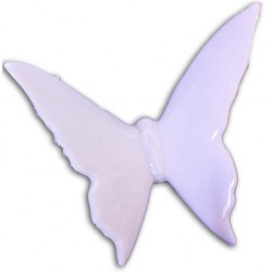 Farfalla bianco perla (grande)