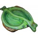 Antipastiera doppio-pesce grande (base verde)