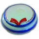 Cofanetto in ceramica (contorni blu/fiocco rosso)